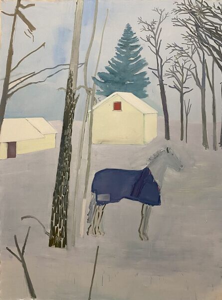 Tom Hammick, ‘Horse in Snow, Bethany’, 2024
