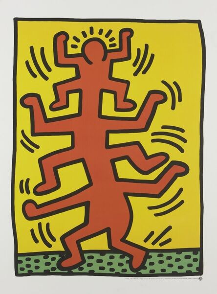 Keith Haring, ‘Untitled, (poster);Andy Mouse  (poster)’, 1986-1988