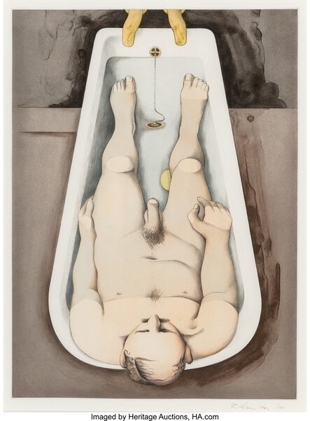 Richard Hamilton, ‘He forsaw his pale body’, 1990