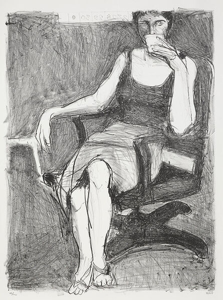 Richard Diebenkorn, ‘Seated Woman Drinking from a Cup’, 1965