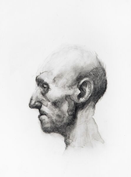 Ken Currie, ‘After the death mask of Antonio Canova’, 2012