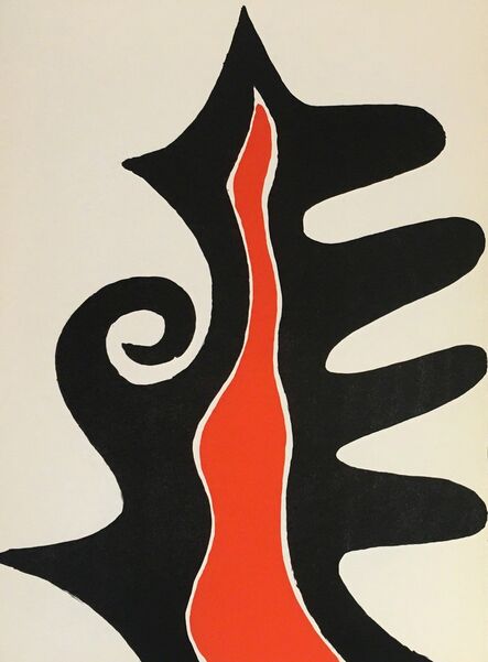 Alexander Calder, ‘Alexander Calder Lithograph, Derriere Le Miroir (Calder prints)’, 1973