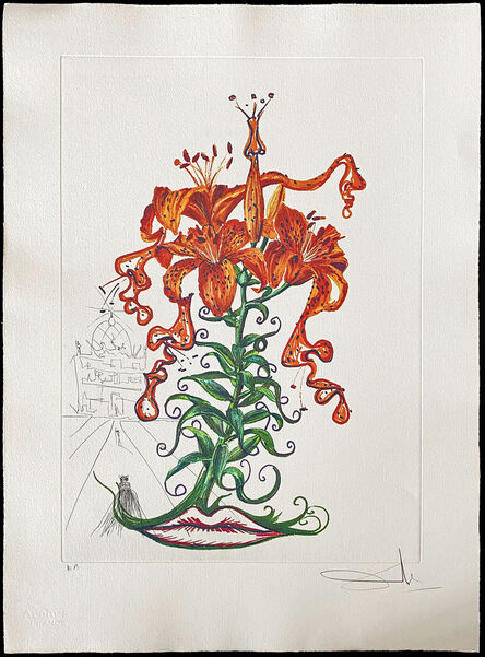 Salvador Dalí, ‘Tiger Lilies of the Theater’, 1972