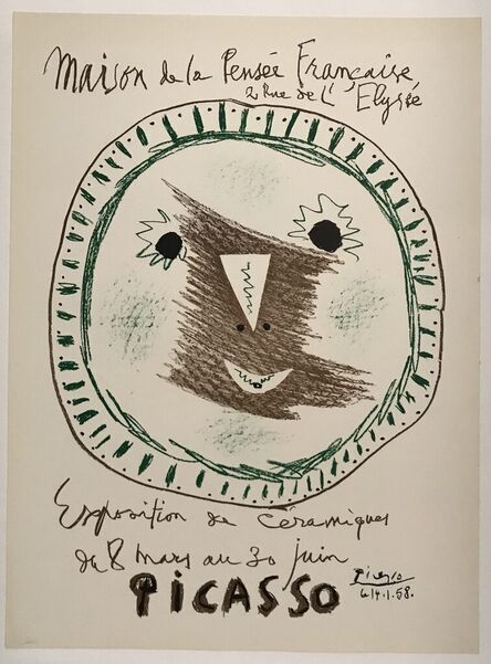Pablo Picasso, ‘Exposition de Céramiques’, 1958