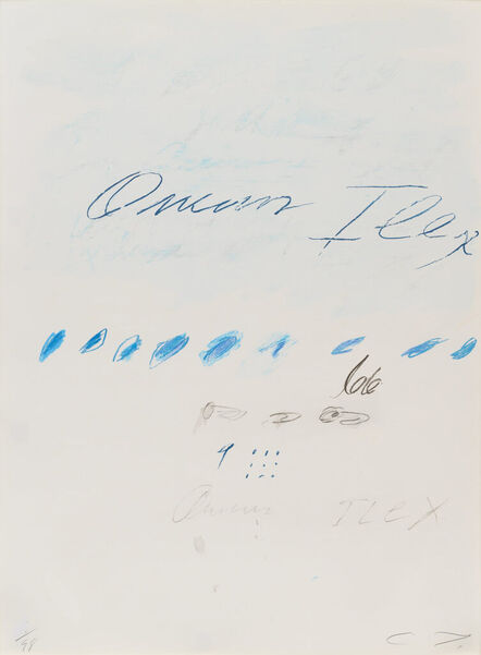 Cy Twombly, ‘Natural History Part II: Some Trees of Italy (Quercus Ilex)’, 1976