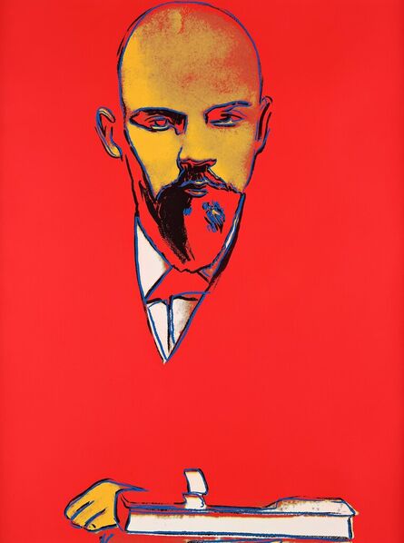 Andy Warhol, ‘Red Lenin (F&S II.403) - one of 10 H/C copies’, 1987
