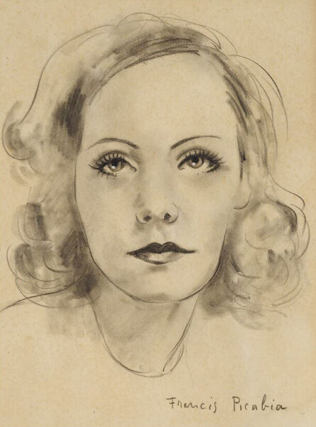 Francis Picabia, ‘“Untitled (Portrait de Greta Garbo)”’, ca. 1940-1942