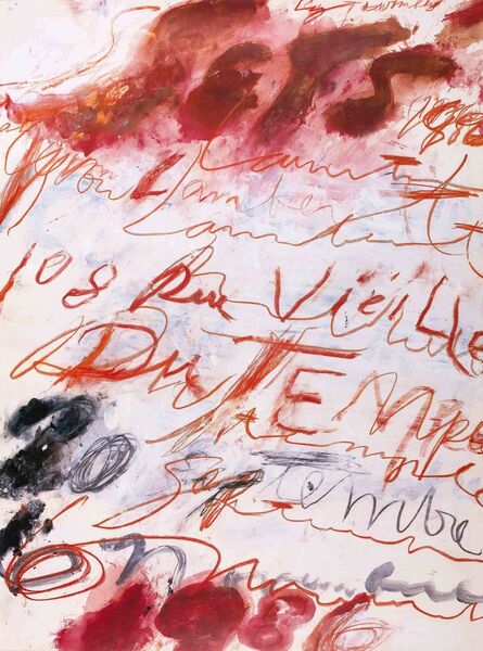 Cy Twombly, ‘Untitled Exhibition Poster’, 1986