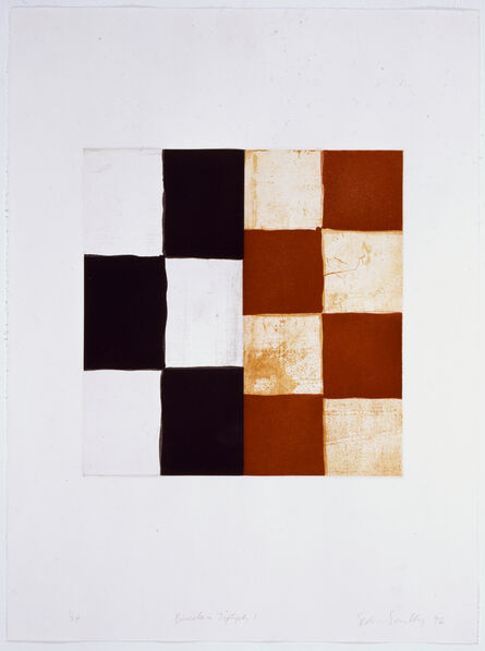 Sean Scully, ‘Barcelona Diptych I ’, 1996