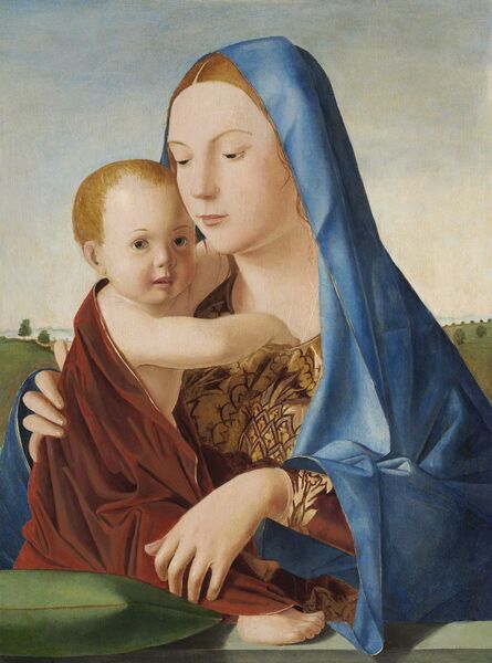 Antonello da Messina, ‘Madonna and Child’, ca. 1475