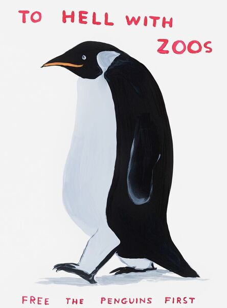 David Shrigley, ‘To Hell With Zoos’, 2021