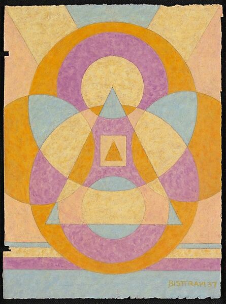 Emil Bisttram, ‘Untitled (Spiritual Forms)’, 1937