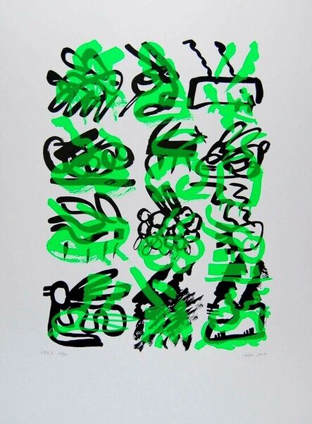 Eduardo Kac, ‘Lagoglyphs - The Bunny Variations 2’, 2007