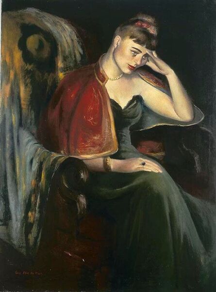 Guy Pène du Bois, ‘Portrait of Yvonne’, ca. 1935