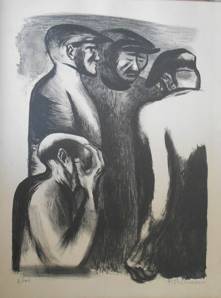 José Clemente Orozco, ‘Los Sintrabajo ( The Unemployed)’, 1932
