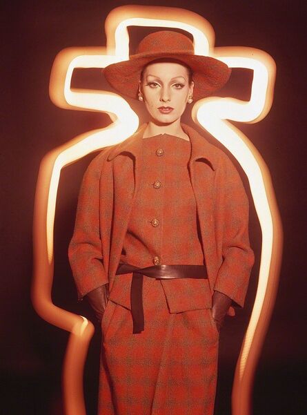 William Klein, ‘Antonia + Orange Plaid, Paris (Vogue)’, 1962