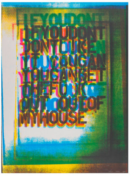 Christopher Wool, ‘My House III’, 2000