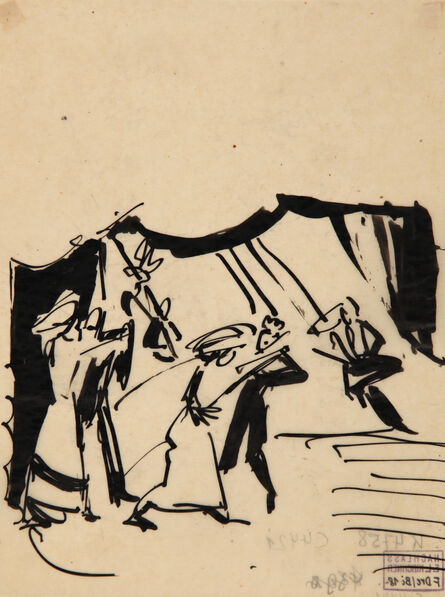 Ernst Ludwig Kirchner, ‘Eldorado-Tanzcafé / Eldorado Dance Café’, 1910