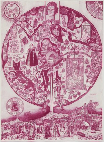 Grayson Perry, ‘MAP OF NOWHERE (PURPLE)’, 2008