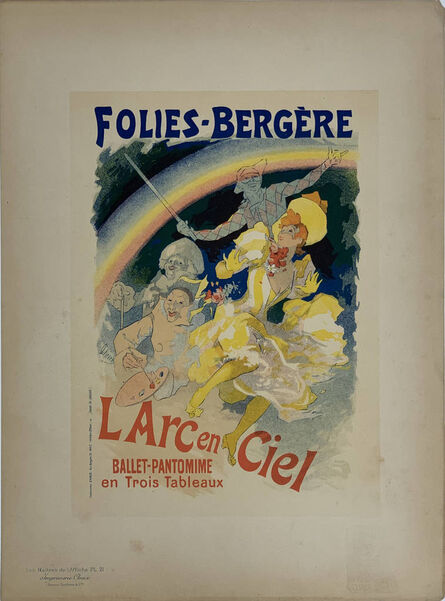 Jules Chéret, ‘Advertising Poster for "The Rainbow", a pantomime ballet presented at Folies-Bergere’, 1896