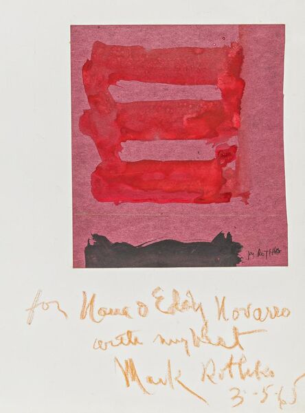 Mark Rothko, ‘Untitled’, 1965