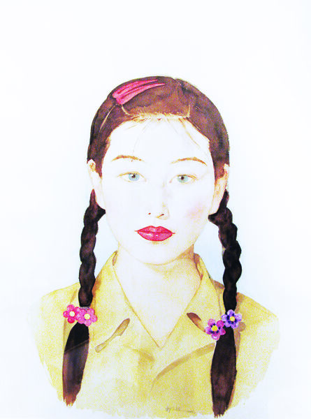 Qi Zhilong, ‘China Girl with Braids’, 2008