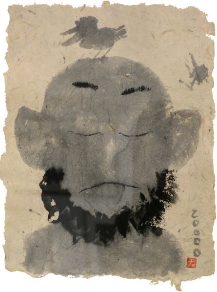 Wang Yuping, ‘Bird & Man (Front)’, 2000
