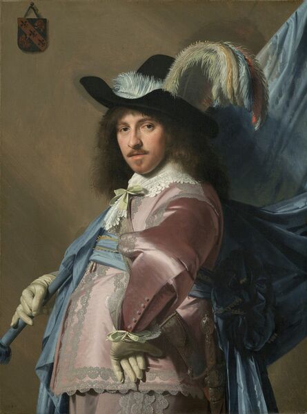 Jan Verspronck, ‘Andries Stilte as a Standard Bearer’, 1640