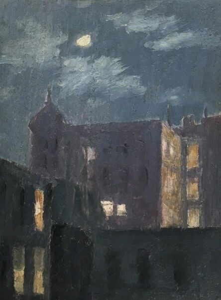 Manierre Dawson, ‘Night Sky with Buildings’, ca. 1904