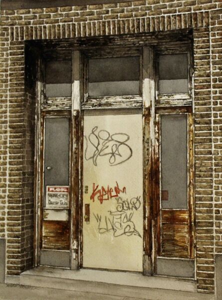 Shirley Rabe' Masinter, ‘Graffiti Door’, 2017