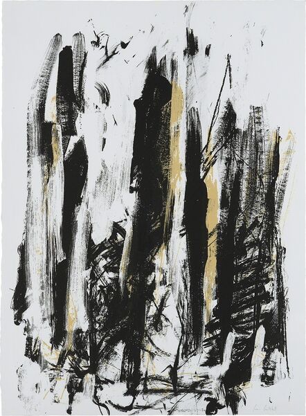 Joan Mitchell, ‘Arbres (Black and Yellow)’, 1992