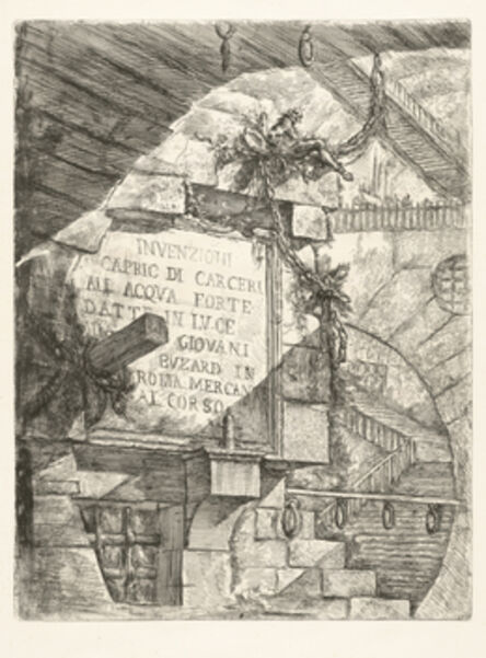 Giovanni Battista Piranesi, ‘Invenzioni capric di carceri all'acqua forte’, 1749-1750