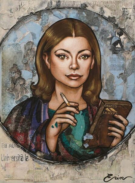 Erin Currier, ‘Joan Didion (After Pompeii's Sappho)’, 2018