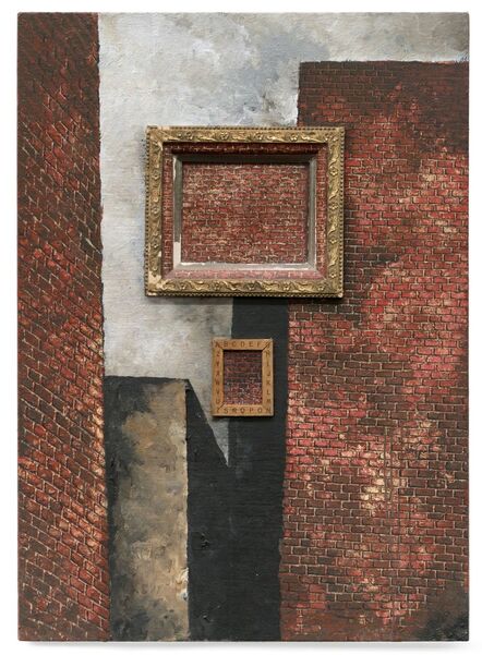 Martin Wong, ‘Untitled (with brick in brick)’, 1988