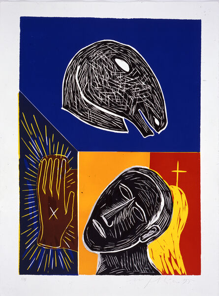 Mimmo Paladino, ‘untitled (from the portfolio "Für die Pinakothek der Moderne")’, 1995