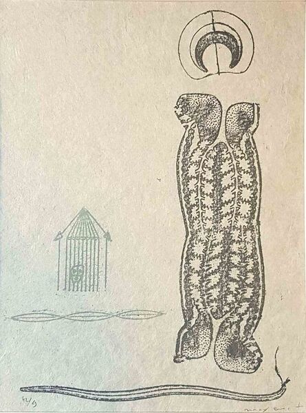 Max Ernst, ‘Lewis Carroll's Wunderhorn ’, 1970