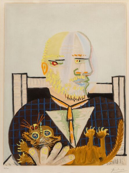 Pablo Picasso, ‘Vollard et son chat’, c. 1960