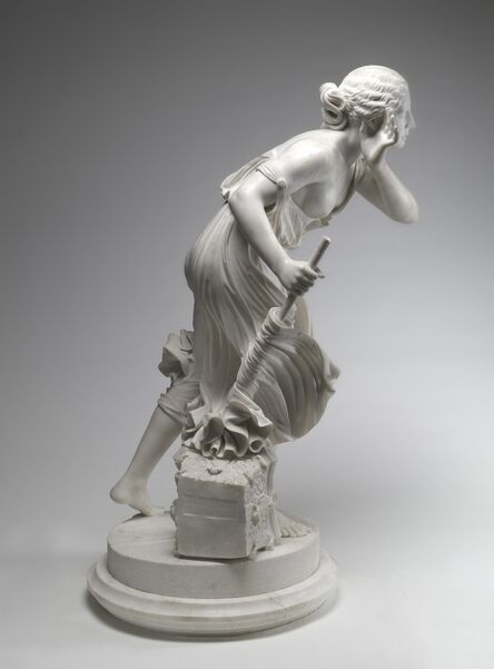 Randolph Rogers, ‘Nydia, the Blind Girl of Pompeii’, model 1855-carved 1860
