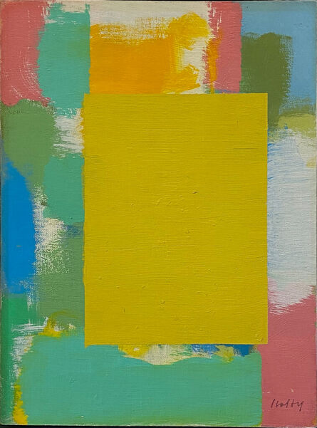 Carl Holty, ‘Color Theory, Yellow Square #6’, ca. 1955