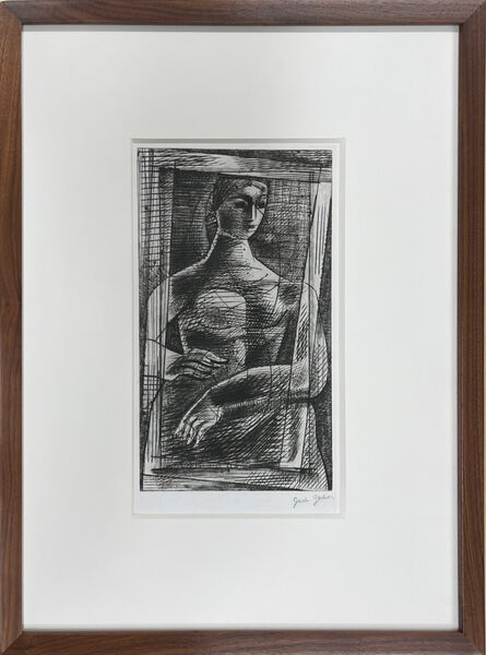 Jack Gerber, ‘Untitled (Cubist-Inspired Female Figure)’, ca. 1960