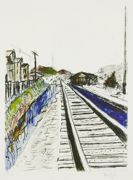 Bob Dylan, ‘Train Tracks (White)’, 2010