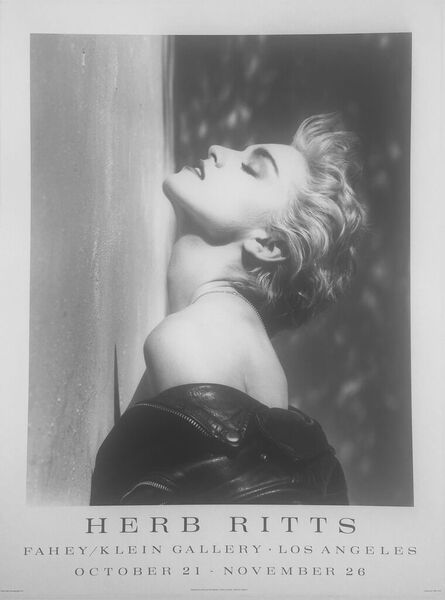 Herb Ritts, ‘MADONNA, 1996 Herb Ritts Black and White Photographic Poster, FREE DOMESTIC SHIPPING’, 1996