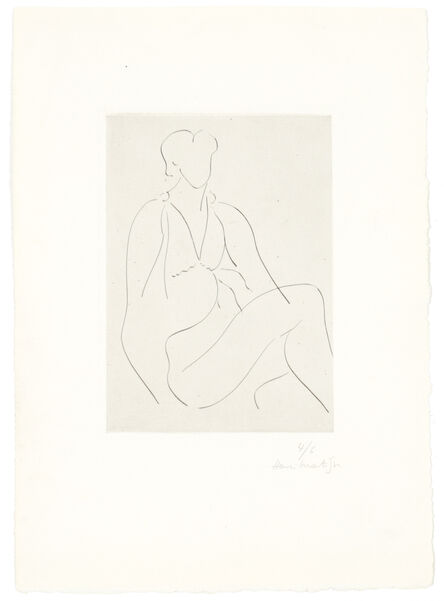 Henri Matisse, ‘Jeune femme assise, robe sans manches’, 1938