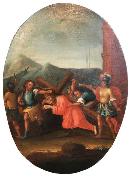 Anonymous, ‘Via Crucis (Jesus is loaded with the cross)’, Second half of 18th century