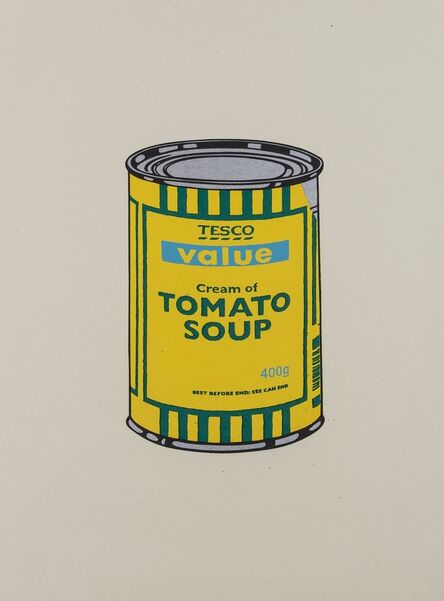Banksy, ‘Soup Can (Yellow/Emerald/Sky Blue)’, 2005