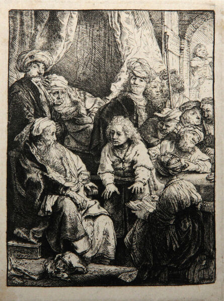 Rembrandt van Rijn, ‘Joseph Racontant Ses Songes (B37)’, 1878