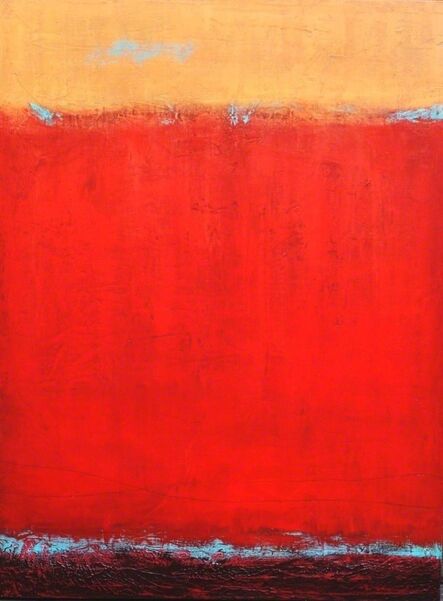 Peggy Hinaekian, ‘Red Desert with Orange Sky’, 2020