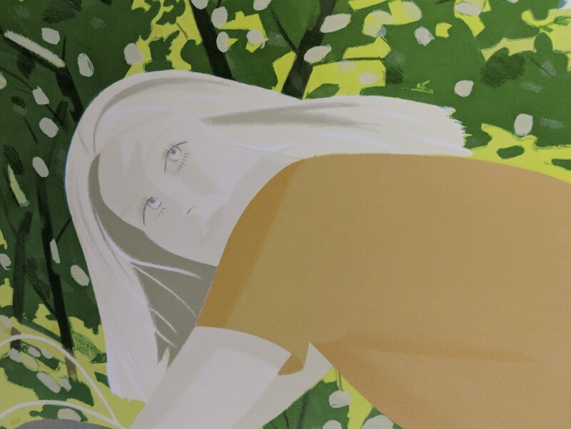 Alex Katz, ‘Bicyling in Central Park’, 1983, Print, Lithograph, Capsule Gallery Auction