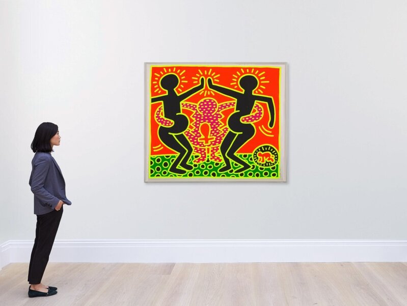 Keith Haring, ‘Fertility (5)’, 1983, Print, Screenprint in colors on Wove Paper, Fine Art Mia