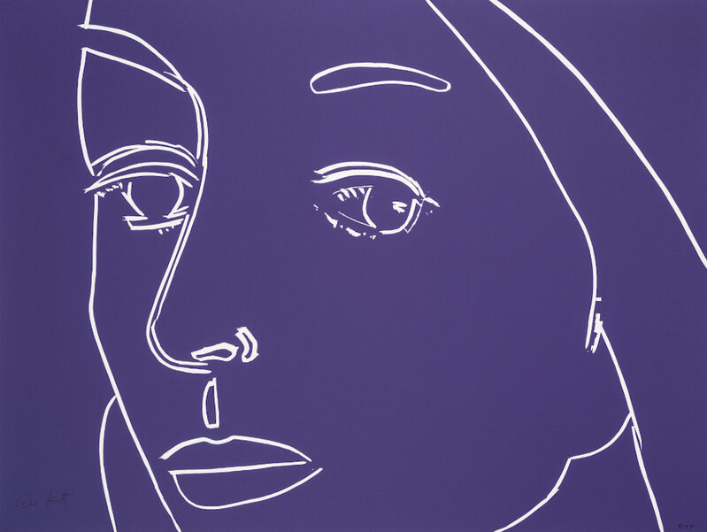 Alex Katz, ‘Ada (Purple)’, 2022, Print, Original woodcut on Somerset paper, michael lisi / contemporary art
